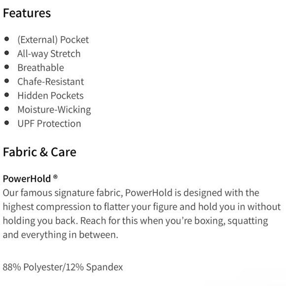 • Fabletics 7/8 Compression Powerhold Leggings • - Picture 7 of 7